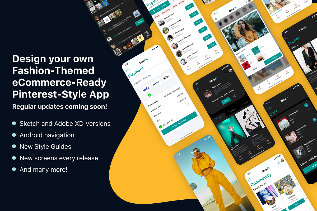 Wearit - Fashion UI Kit, an UI Kit Template by Angelo Barrientos (Photo 5 of 5)