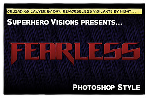 10 Photoshop Styles: Superheroes V1