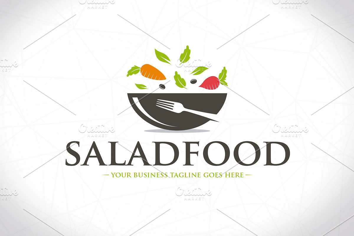 Healthy Menu Logo Template, a Branding & Logo Template by vectorwithin (Photo 1 of 2)