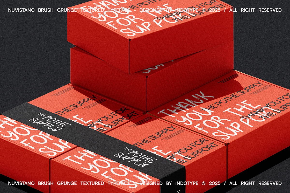 Nuvistano - Grunge Brush Font, a Font by Indotype Foundry (Photo 10 of 10)