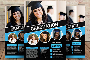 Graduation Flyer, a Flyer Template by graphicforest