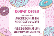 Donut Derby, a tasty caps font, a Handwritten Font by Rachel White Art (Thumbnail 2 of 9)
