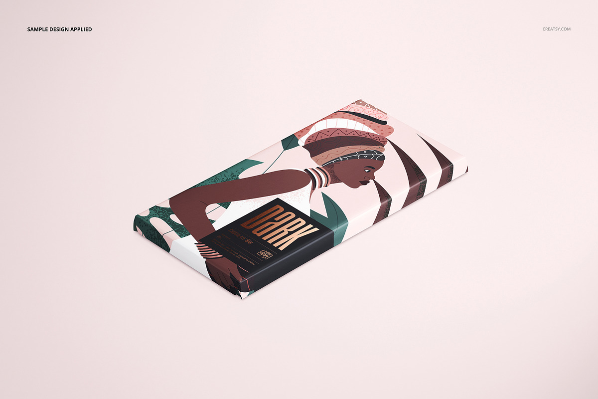 Chocolate Bar Mockup Set, a Packaging Mockup by creatsy2 (Photo 7 of 11)