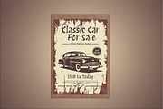 Classic Car Sales Flyer Template, a Flyer Template by Creatiya Type (Thumbnail 1 of 3)