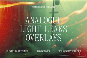 Analog Light Leaks Overlays, a Layer Style Add-On by Design Squad