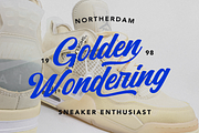 Naterium Retro-Modern Script Font, a Script Font by Typetemp Studio (Thumbnail 6 of 16)