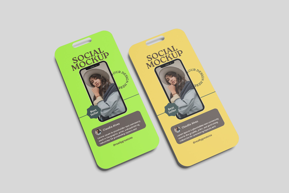 Social Media Mockup, an iPhone Mockup by kebunmockup (Photo 2 of 5)