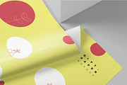 Gift Wrapping Paper Mockup Set, a Packaging Mockup by megostudi0 (Thumbnail 4 of 7)