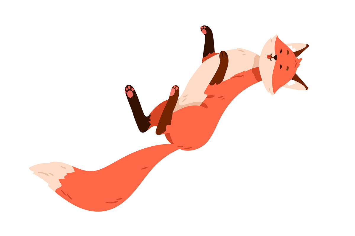 Cute funny cartoon fox childish set, an Animal Illustration by Good Studio (Photo 8 of 9)