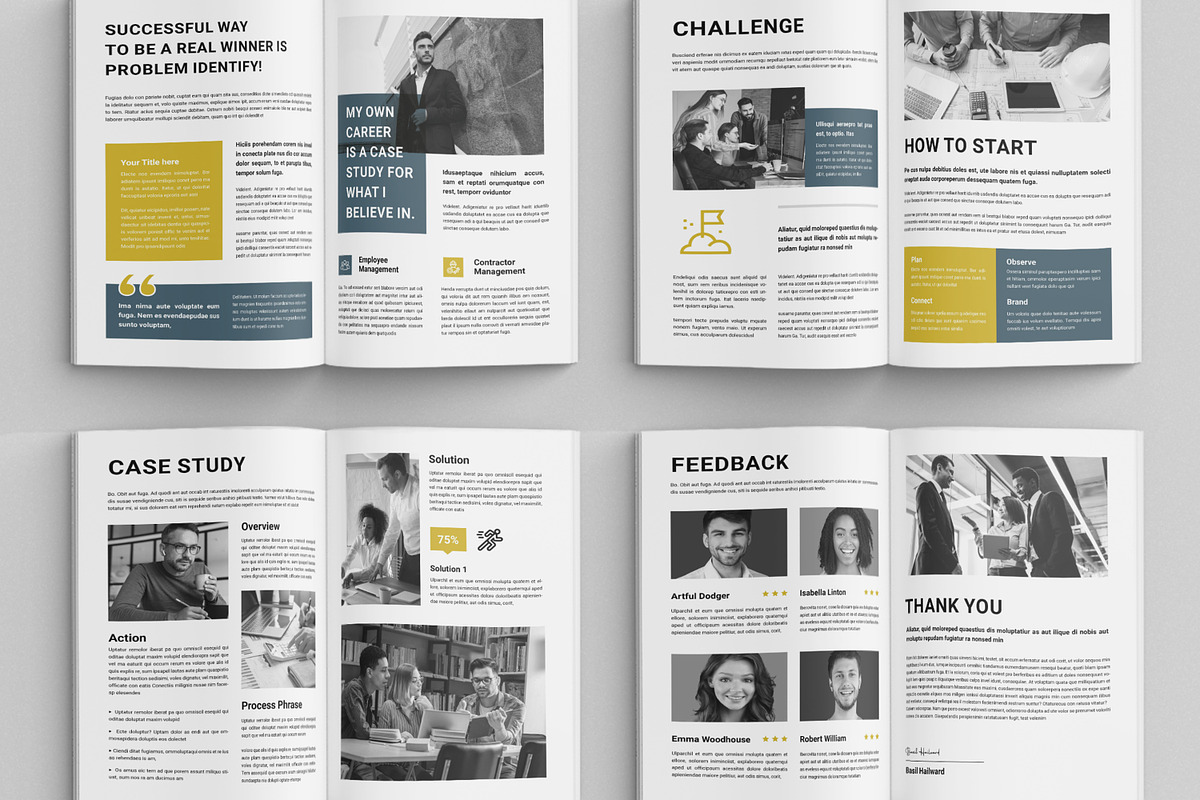 Case Study Booklet Layout