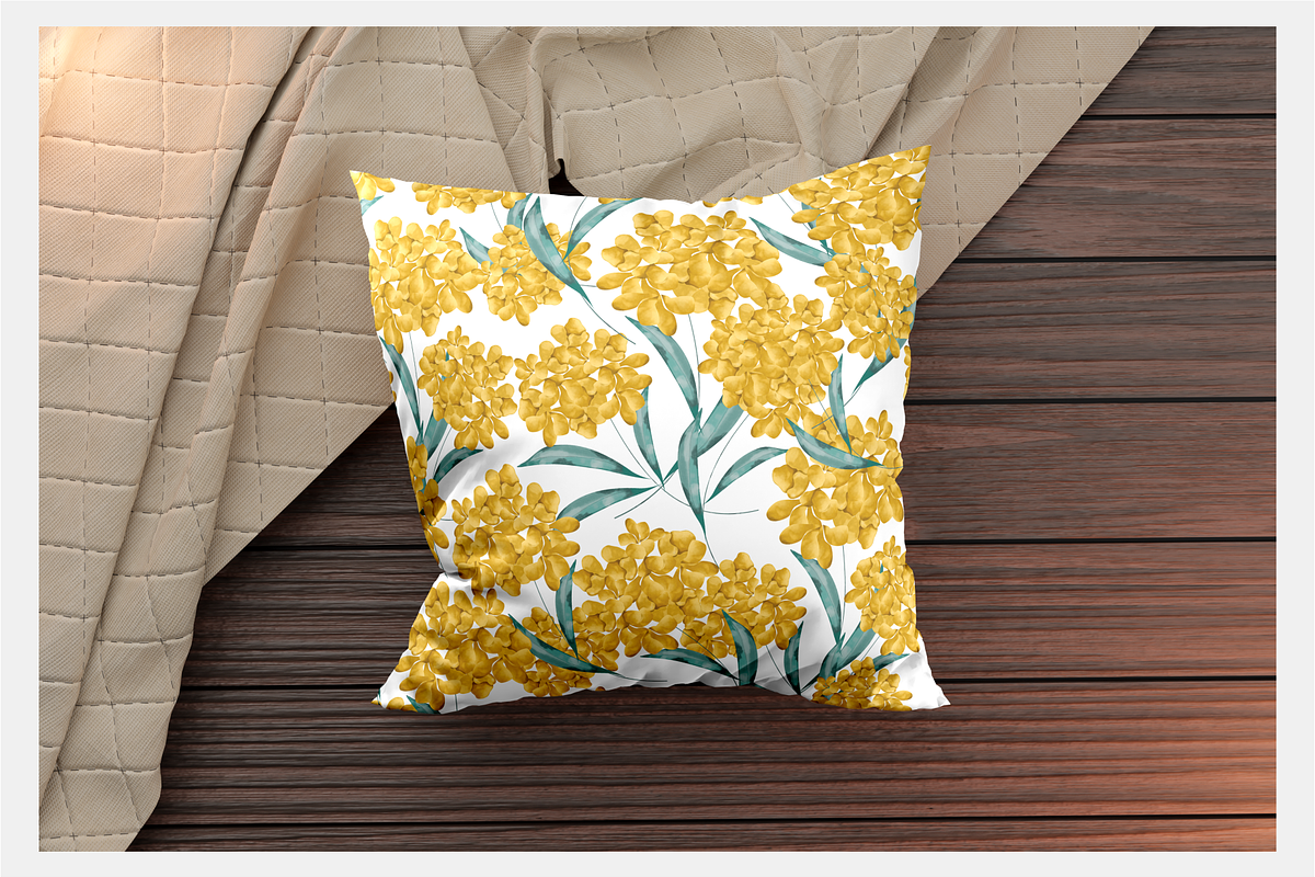 GOLDEN WATTLE Pattern, a Pattern Graphic by Madebyia (Photo 6 of 6)