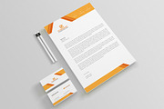Corporate Business Card & Letterhead, a Stationery Template by BettyDesign (Thumbnail 6 of 7)