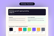 Growth Agency Landing Page, an UI Kit Template by Pitchlook.Studio (Thumbnail 2 of 3)