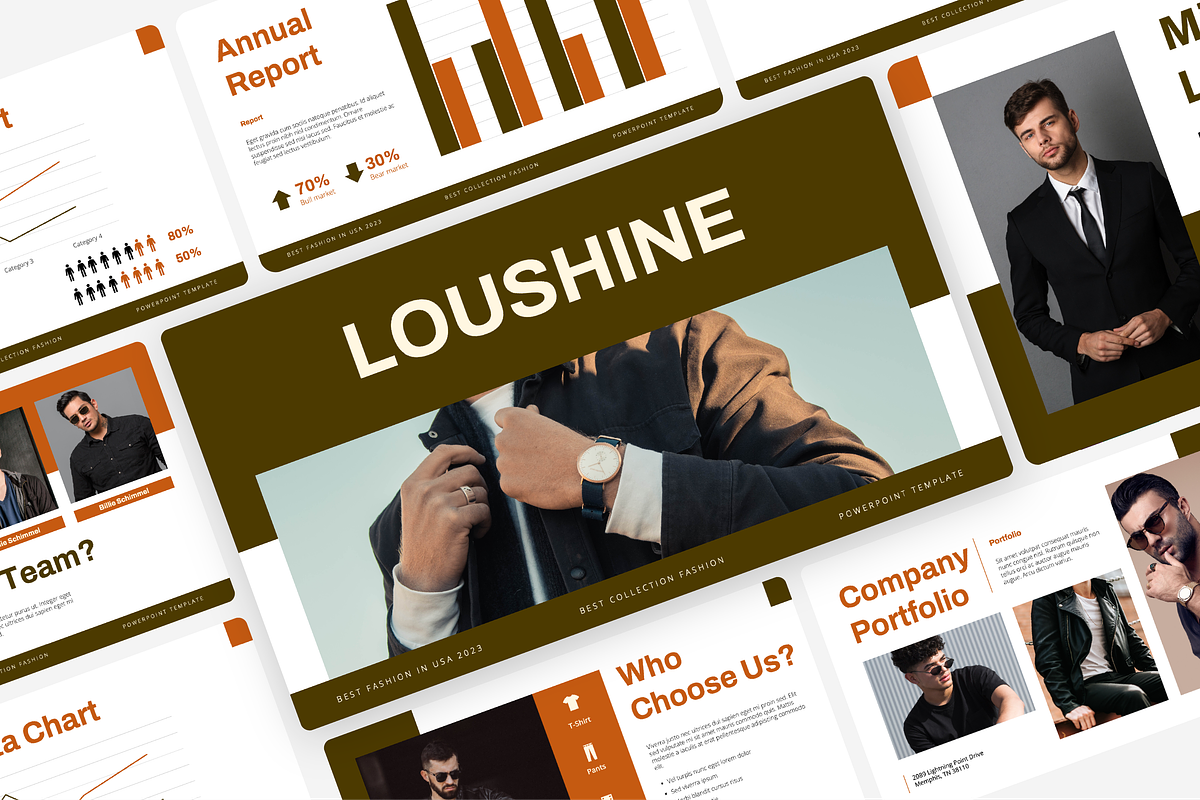 Fashion Brand Keynote Presentation, a Presentation Template by Kren Studio (Photo 2 of 8)