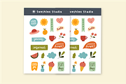 Summer Digital Stiker for Goodnotes, an Illustration by Suntype | Sunshine Std (Thumbnail 2 of 6)