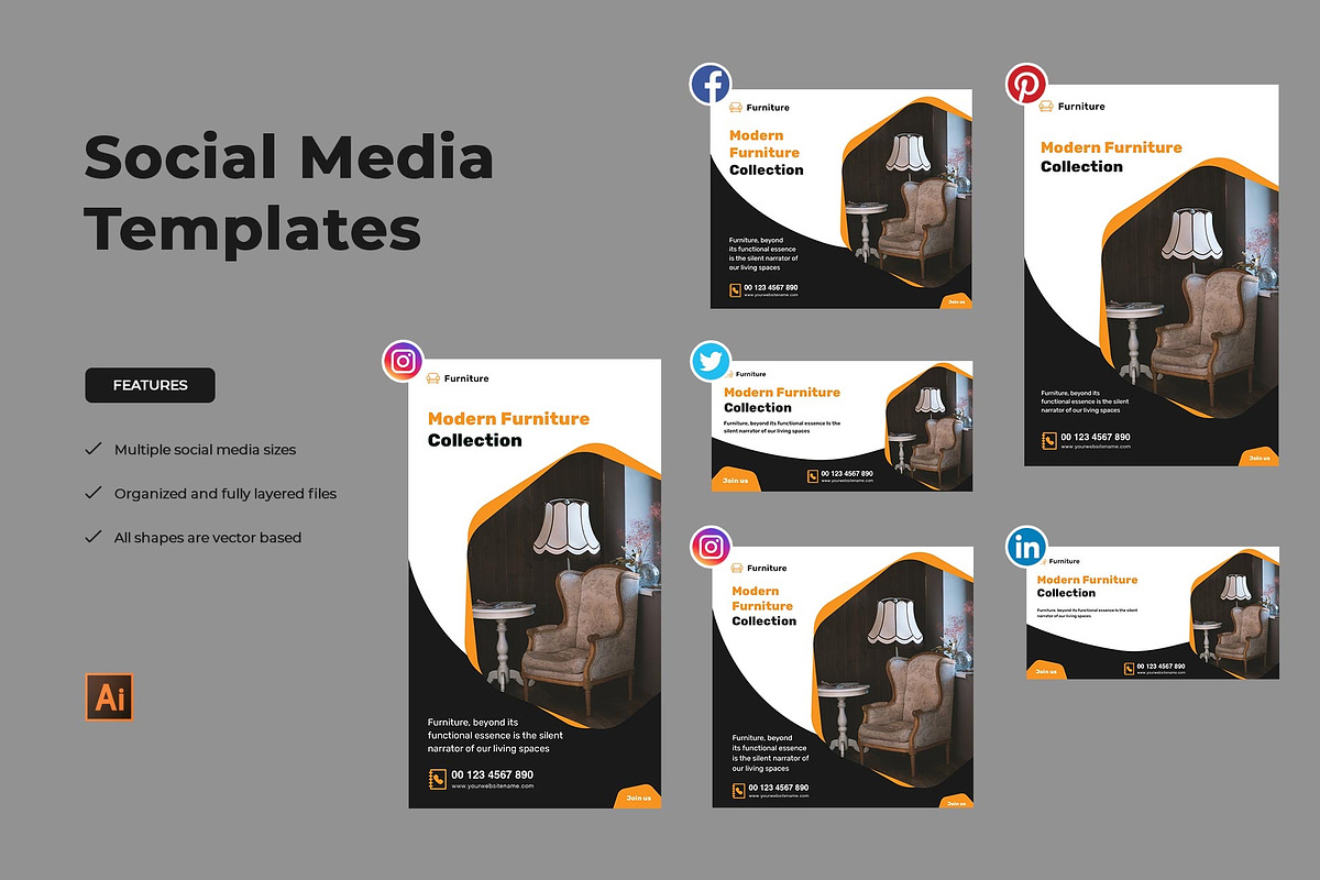 Social Media Marketing Templates, a Social Media Template by zeeshanriaz55 (Photo 2 of 2)