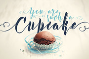 Kexman font + Cupcake photos, a Script Font by Gleb Guralnyk (Thumbnail 2 of 6)
