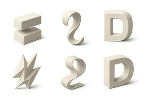 Abstract shapes in neutral tones, an Illustration by ZinetroN