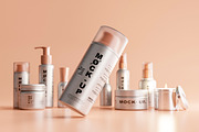 Aluminum Cosmetic Mockup Bundle, a Cups & Container Mockup by pmvch (Thumbnail 4 of 206)