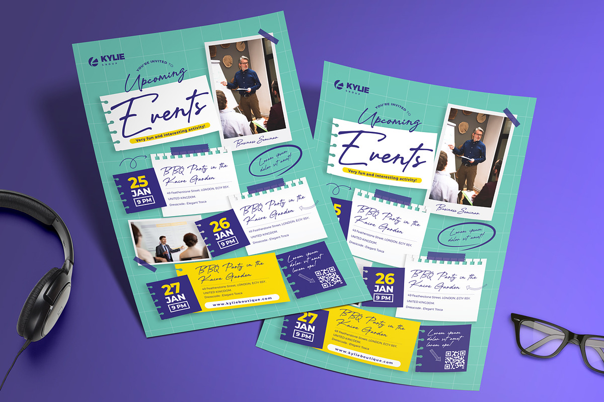 Upcoming Event Flyer, a Flyer Template by Aarley Kaiven (Photo 2 of 2)