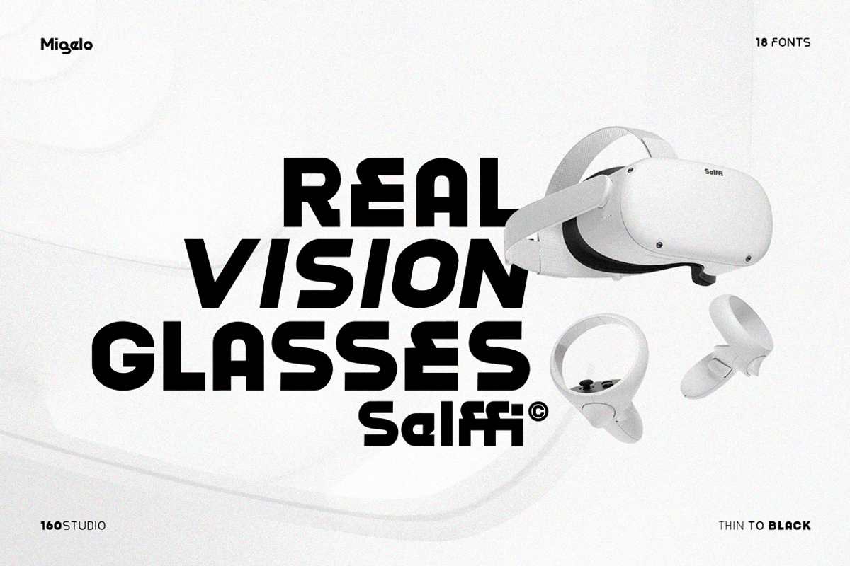 Migelo Modern Variable Font, a Sans Serif Font by 160 Studio (Photo 10 of 10)