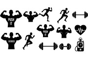 Ultimate Fitness Gym Vector Bundle, an Illustration by Creativeshirt (Thumbnail 5 of 51)