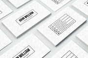 Minimal Business Card #27, a Business Card Template by GraphicsEgg (Thumbnail 1 of 2)