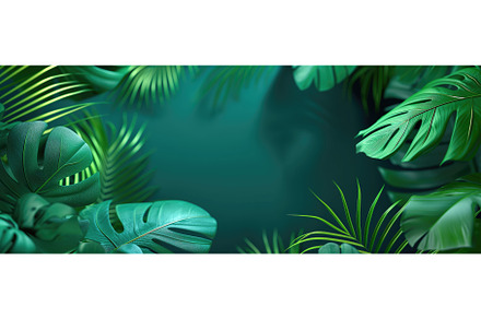 Tropical Leaves Background, a Nature Photo by BazziBa♥