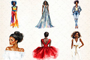 Elegant African American Girls, an Illustration by DreamCafeArt (Thumbnail 6 of 7)