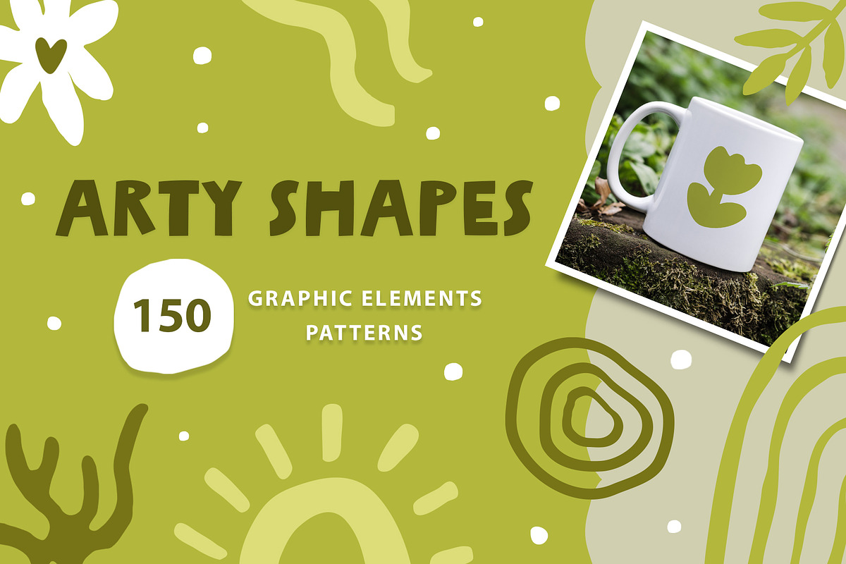 Arty Shapes • Hand Drawn Graphics, an Object Illustration by danceyourlife (Photo 1 of 12)