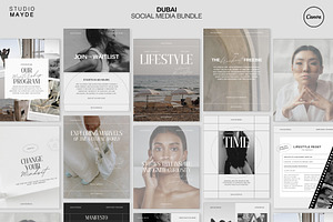 DUBAI Social Feed Bundle