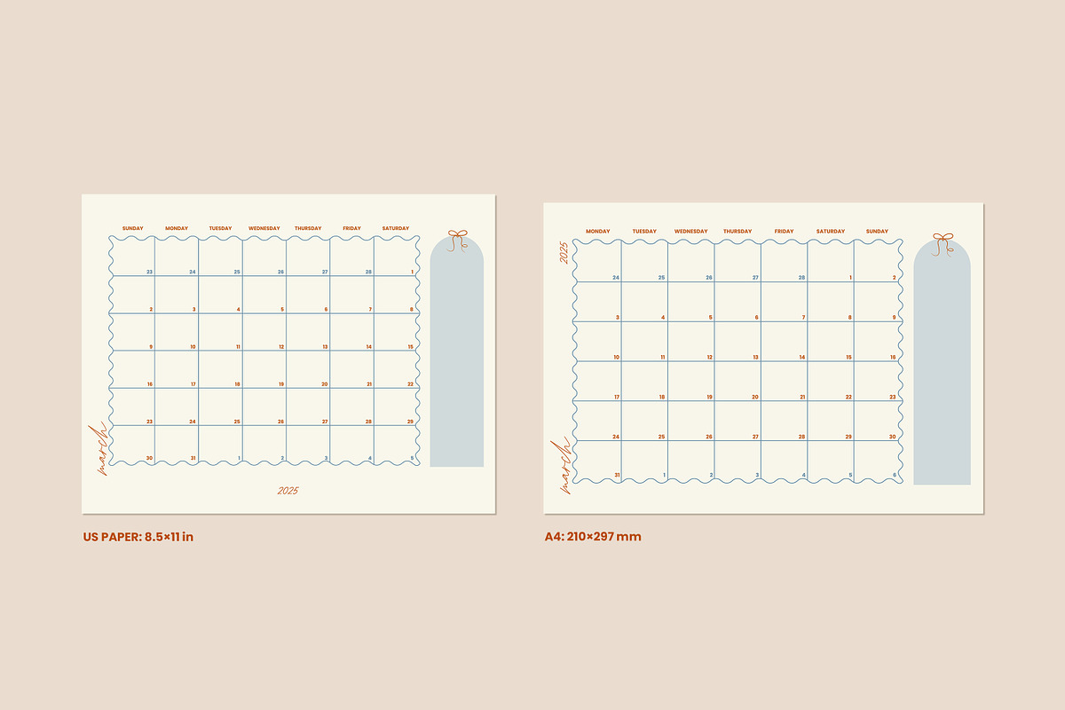 2025 Calendar and Planner, a Templates & Theme by May Motif (Photo 4 of 12)
