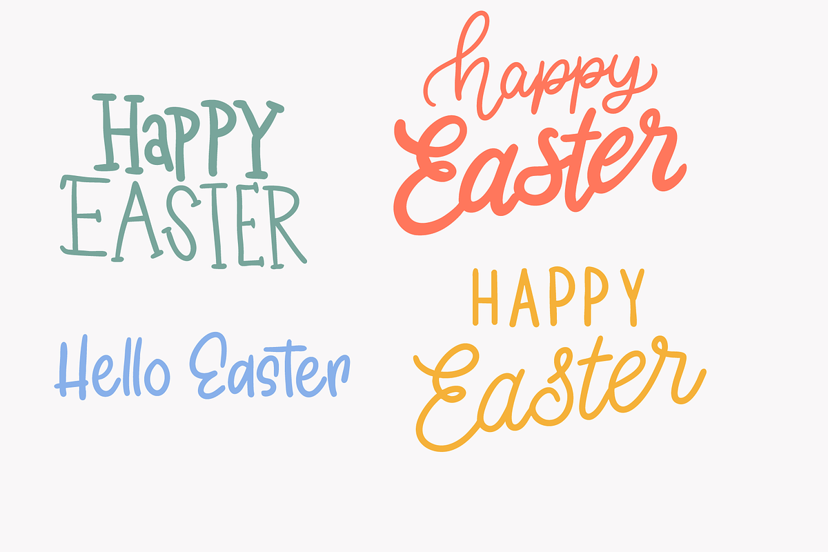 Easter Graphics – Bunnies, Lettering, a Seasonal Illustration by Tove Malm Studio (Photo 6 of 9)