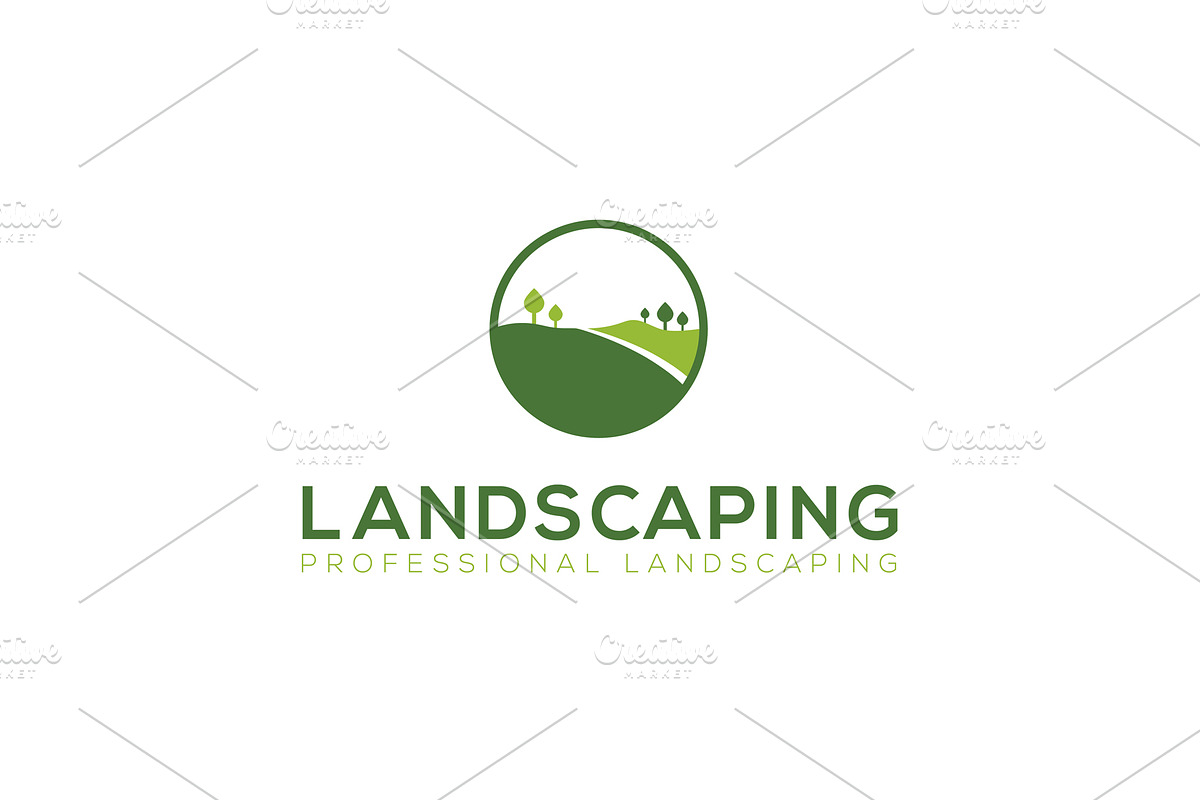 Landscaping Logo Template Vol. 2, a Branding & Logo Template by Sunil ...