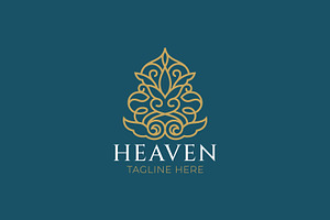 Heaven Abstract Java Ornament Logo, a Branding & Logo Template by Signatoro