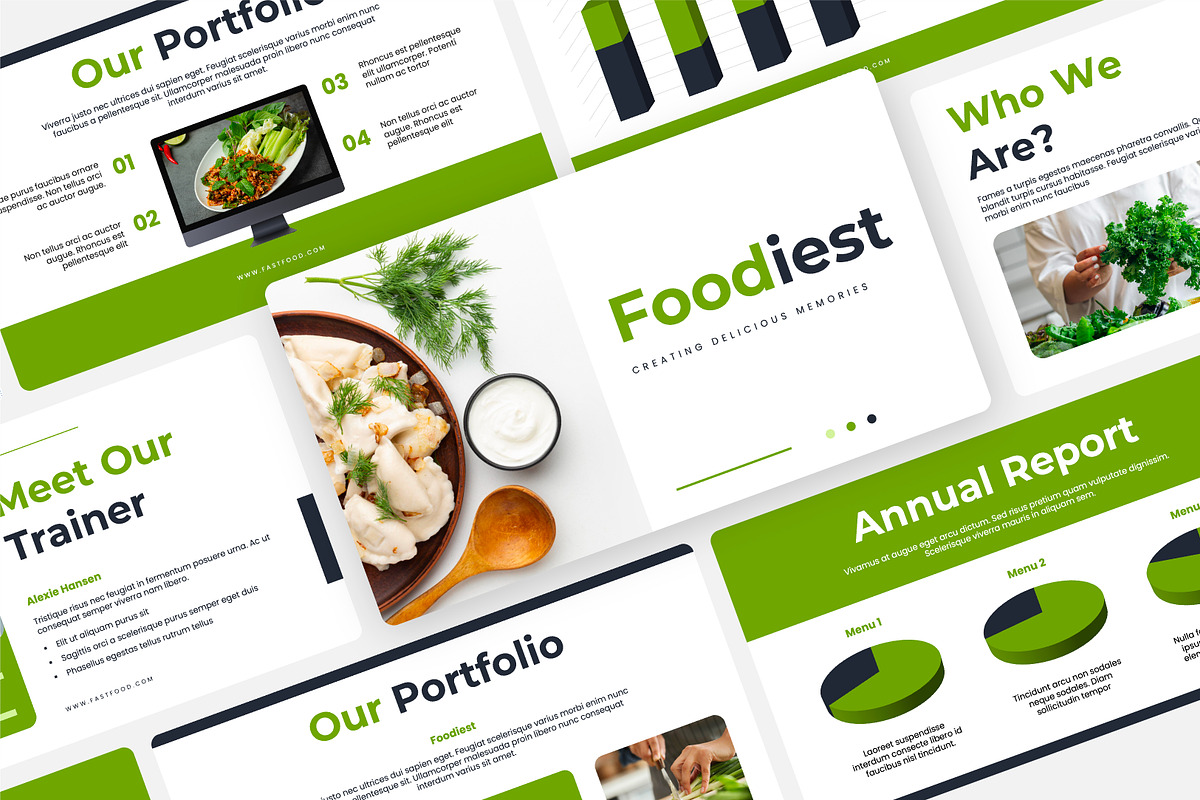 Foodiest Food Presentation Design, a Presentation Template by Kren Studio (Photo 3 of 9)