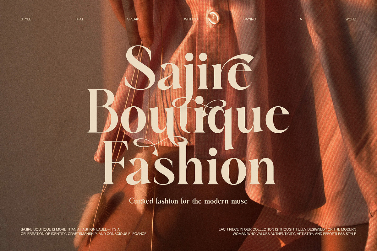 Halinka – Elegant Modern Serif Font, a Serif Font by Graphicxell (Photo 5 of 8)