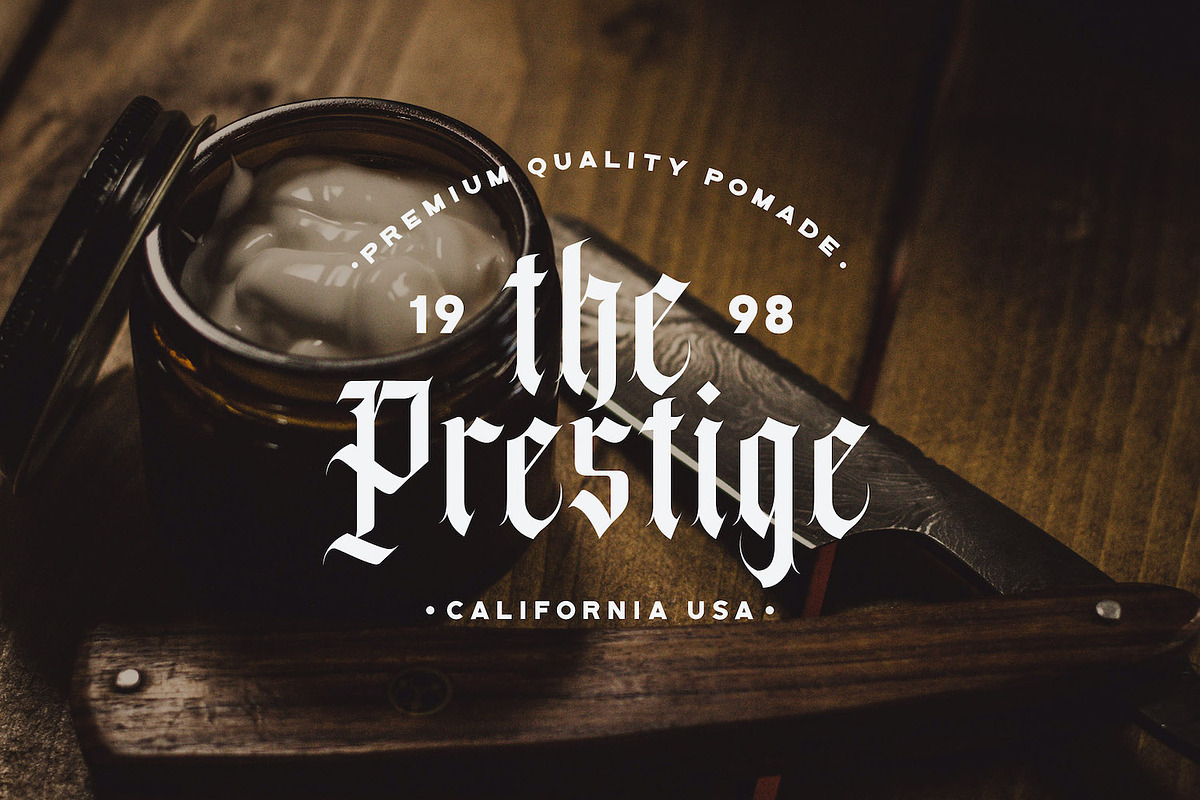 Agise Rujdi - Blackletter Font, a Blackletter Font by StringLabs (Photo 6 of 10)