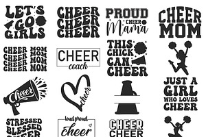 Cheer Mom Era SVG Bundle, an Object Graphic by Digi_Design_World