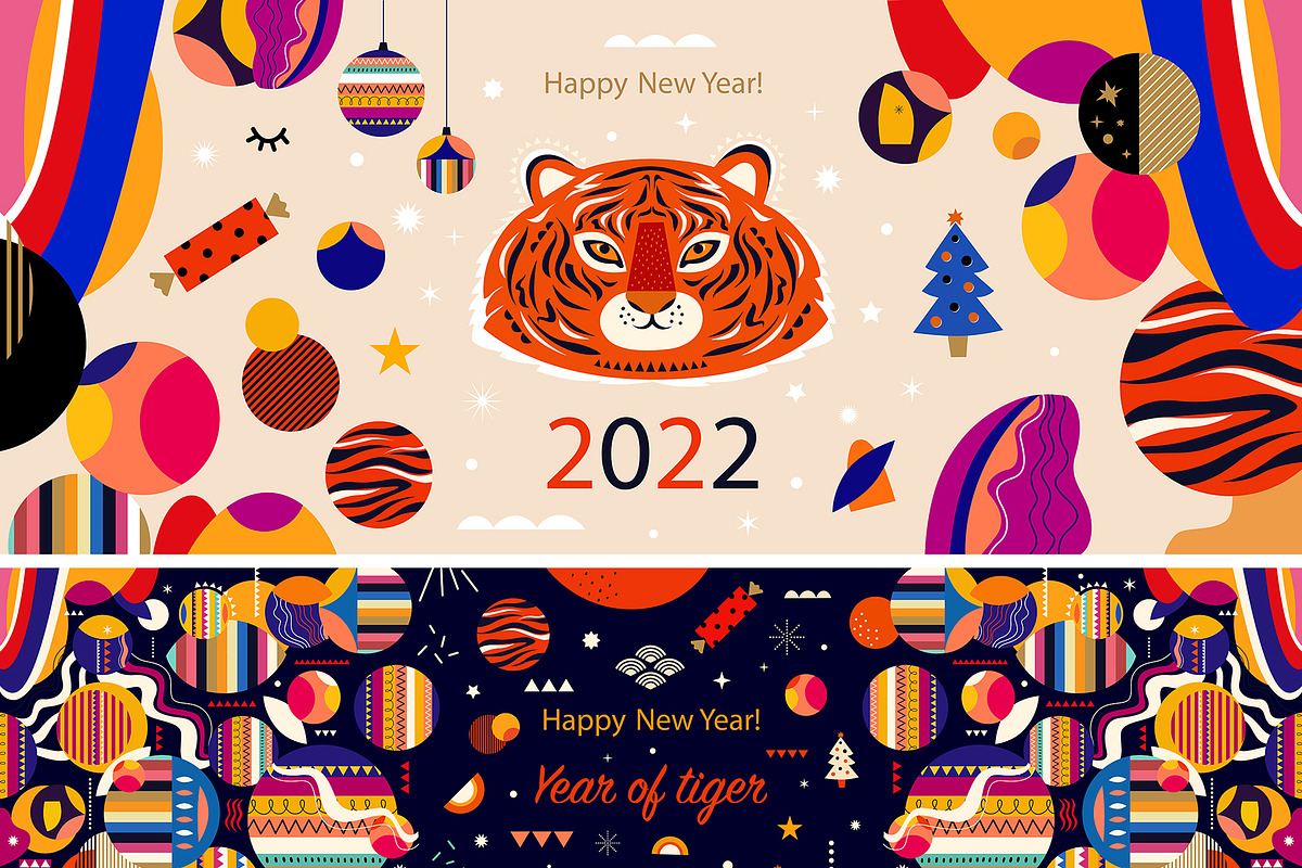 New Year & Christmas collection, a Seasonal Illustration by MoleskoStudio (Photo 15 of 38)