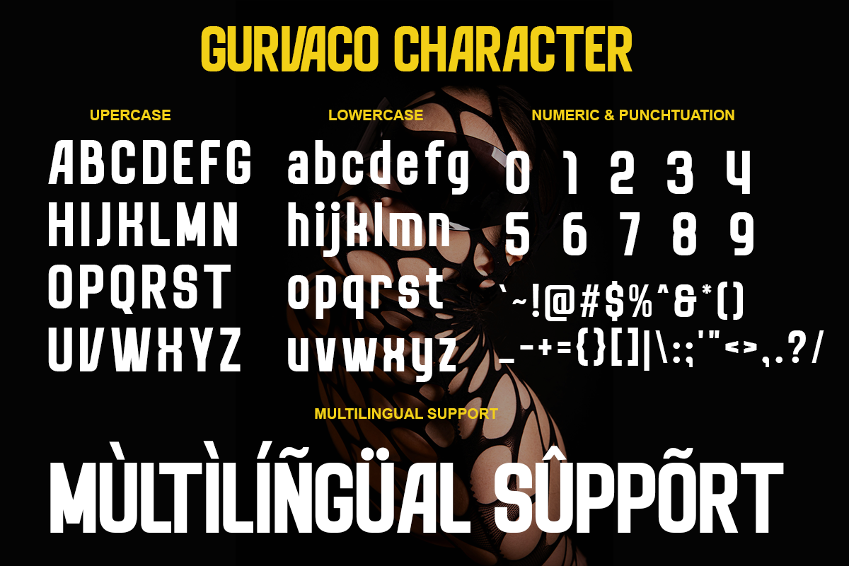 Gurvaco - Modern Condensed Font, a Sans Serif Font by RagamKata (Photo 9 of 10)
