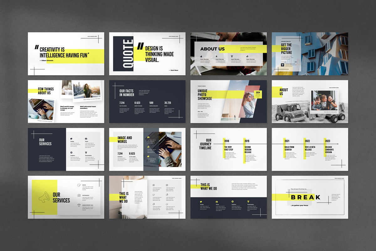 Polaroid Animated PowerPoint, a Presentation Template by Creathrive Design (Photo 7 of 16)