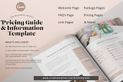 Pricing Guide & Info Template, a Brochure Template by Blissful Pixels (Thumbnail 2 of 4)