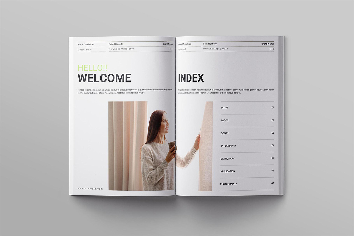 Brand Guideline Template, a Brochure Template by ElvinPrint (Photo 2 of 9)