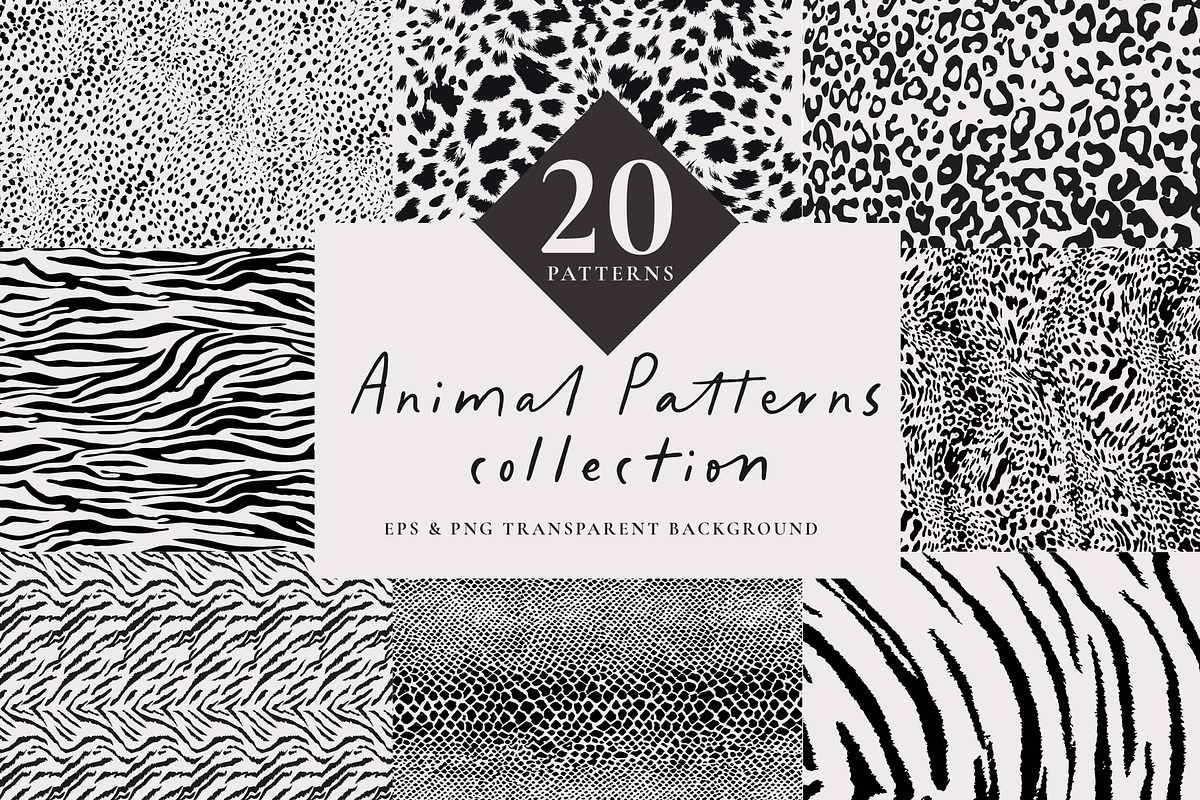 Animal Print Patterns, a Pattern Graphic by Paper Flowers Studio (Photo 1 of 7)