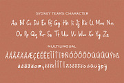 Sydney Tears Font, a Script Font by Allouse Studio (Thumbnail 11 of 11)