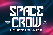 Space Crow - Futuristic Font