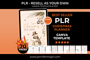 PLR Christmas Planner for Resellers, a Templates & Theme by Jennifer Magri Templates (Thumbnail 1 of 8)