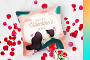 Pillow Cover 4x Mock-ups, an Apparel Mockup by Mocca Mockups Store (Thumbnail 1 of 5)