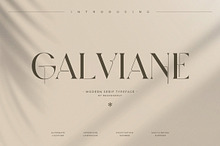Galviane – Artistic Modern Serif
